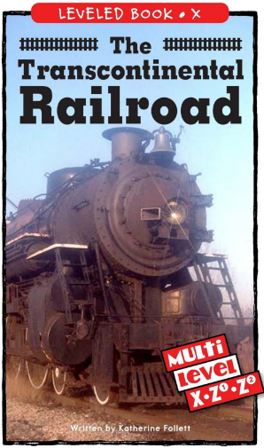 raz x級閱讀The Transcontinental Railroad繪本PDF+音頻百度網盤免費下載