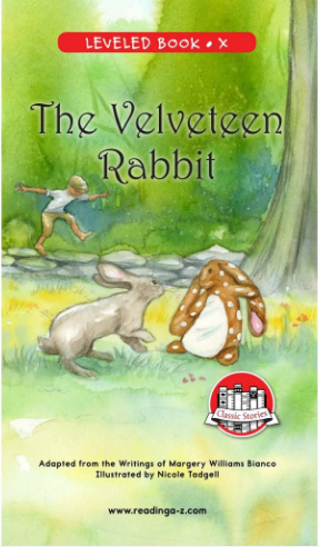 raz x級閱讀The Velveteen Rabbit繪本PDF+音頻百度網盤免費下載