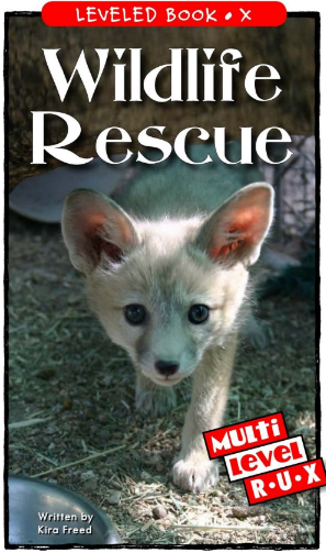 raz x級閱讀Wildlife Rescue繪本PDF+音頻百度網盤免費下載