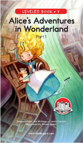 raz Y級閱讀Alice's Adventures in Wonderland (Part 1)繪本PDF+音頻百度網盤免費下載