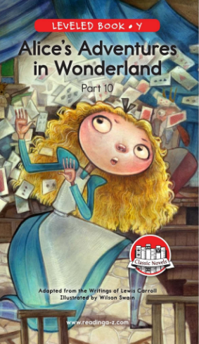 raz Y級閱讀Alice's Adventures in Wonderland (Part 10)繪本PDF+音頻百度網(wǎng)盤免費下載