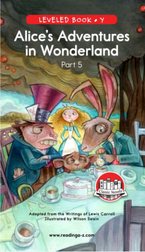 raz Y級閱讀Alice's Adventures in Wonderland (Part 5)繪本PDF+音頻百度網(wǎng)盤免費下載