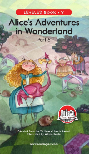 raz Y級閱讀Alice's Adventures in Wonderland (Part 6)繪本PDF+音頻百度網盤免費下載