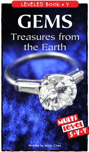 raz Y級閱讀Gems Treasures from the Earth繪本PDF+音頻百度網盤免費下載