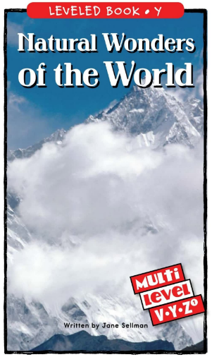 raz Y級閱讀Natural Wonders of the World繪本PDF+音頻百度網(wǎng)盤免費(fèi)下載