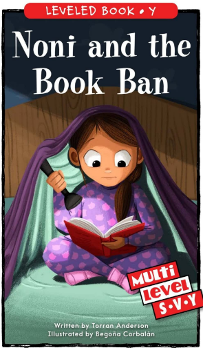 raz Y級閱讀Noni and the Book Ban繪本PDF+音頻百度網(wǎng)盤免費(fèi)下載