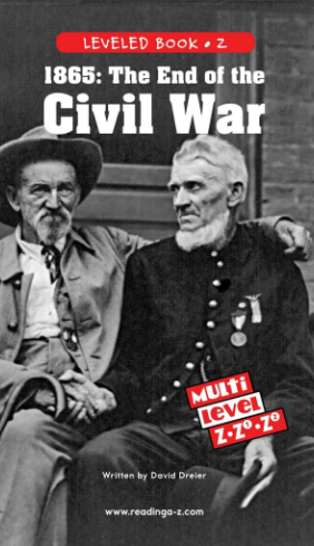 raz Z級閱讀1865 The End of the Civil War繪本PDF+音頻資源免費下載