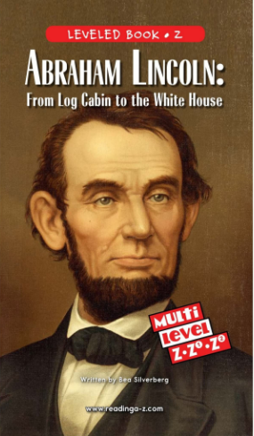 raz Z級閱讀Abraham Lincoln From Log Cabin to the White House繪本PDF+音頻資源免費下載