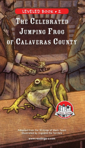 raz Z級閱讀The Celebrated Jumping Frog of Calaveras County繪本PDF+音頻資源免費下載