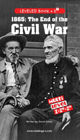 raz Z1級閱讀1865 The End of the Civil War繪本PDF+音頻資源免費下載