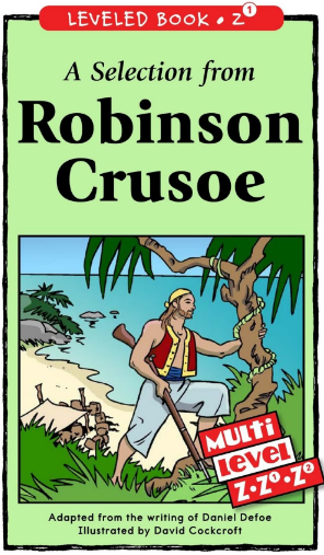raz Z1級閱讀A Selection From Robinson Crusoe繪本PDF+音頻資源免費下載
