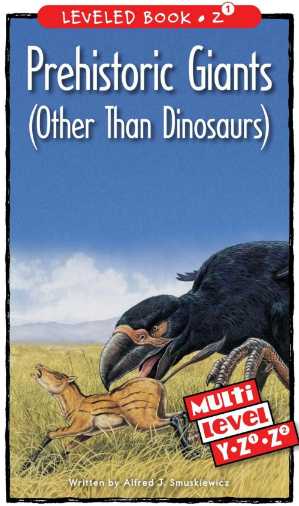 raz Z1級閱讀Prehistoric Giants (Other Than Dinosaurs)繪本PDF+音頻資源免費下載