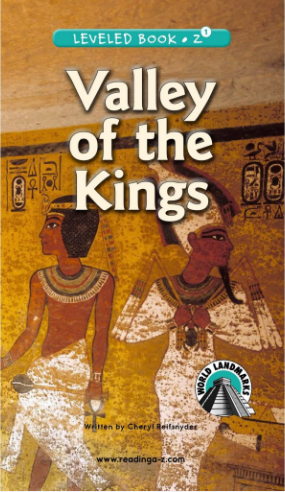 raz Z1級閱讀Valley of the Kings繪本PDF+音頻資源免費下載