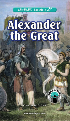 raz Z2級閱讀Alexander the Great繪本PDF+音頻資源免費下載