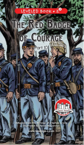 raz Z2級閱讀The Red Badge of Courage (Part 10)繪本PDF+音頻資源免費下載