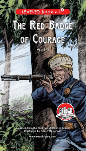 raz Z2級閱讀The Red Badge of Courage (Part 11)繪本PDF+音頻資源免費下載