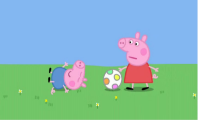 小豬佩奇英文版第八集Piggy in the Middle視頻+音頻+繪本PDF資源免費下載