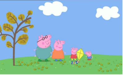 小豬佩奇英文版第十三集Flying a Kite視頻+音頻+繪本PDF資源免費下載