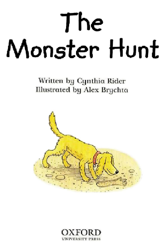 牛津閱讀樹Read at Home系列2B The Monster Hunt音頻+PDF資源免費下載