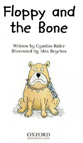 牛津閱讀樹Read at Home系列2C Floppy and the Bone音頻+PDF資源免費下載