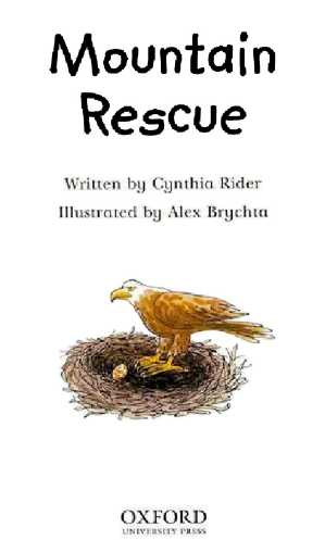 牛津閱讀樹Read at Home系列5C Mountain Rescue音頻+PDF資源免費下載