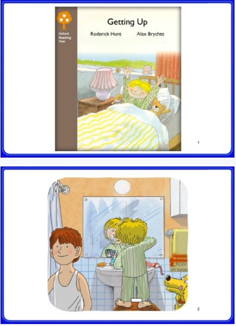 牛津閱讀樹Stage1 Getting up音頻+PDF資源免費下載
