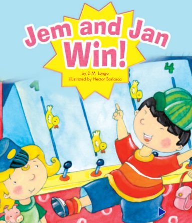 培生pearson讀物Jem and Jan Win!繪本電子版資源免費下載