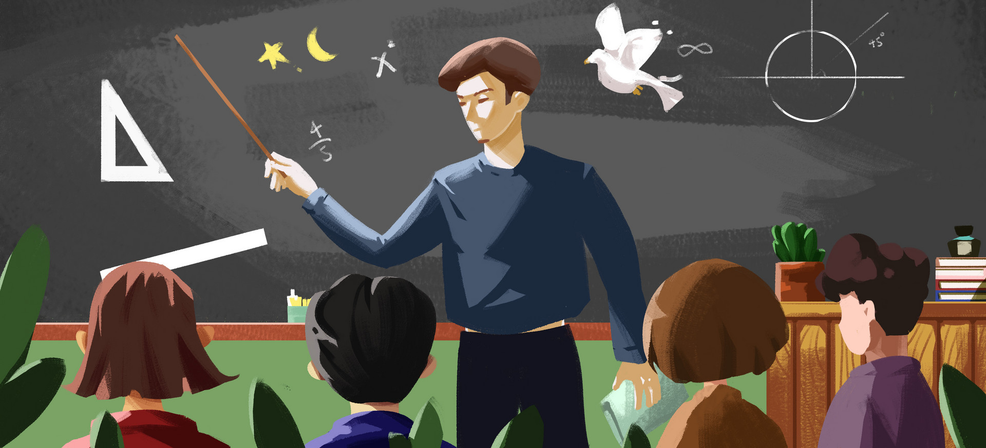 我的數學老師五年級400字優秀作文