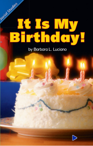 培生pearson讀物It Is My Birthday!繪本電子版資源免費下載