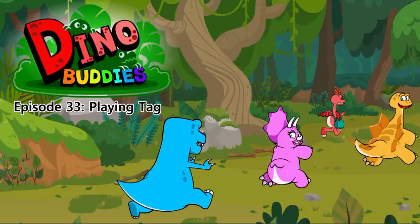 Dino Buddies 33 Playing Tag音頻+視頻+電子書百度云免費下載