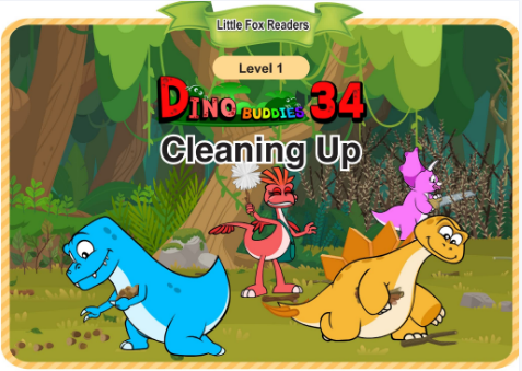 Dino Buddies 34 Cleaning Up音頻+視頻+電子書百度云免費下載