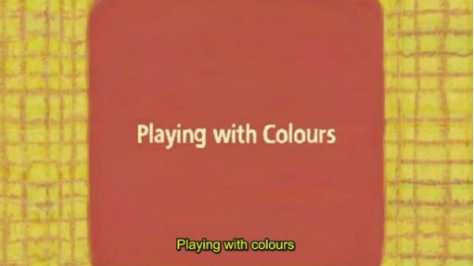 藍色小考拉Playing With Colours英文版動畫視頻+繪本PDF百度網盤免費下載