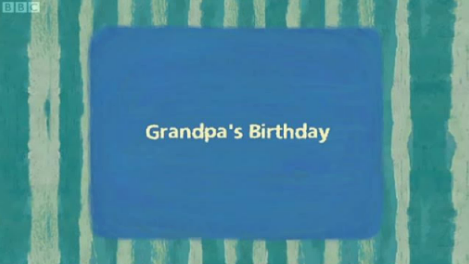 藍色小考拉Grandpas Birthday英文版動畫視頻+繪本PDF百度網盤免費下載