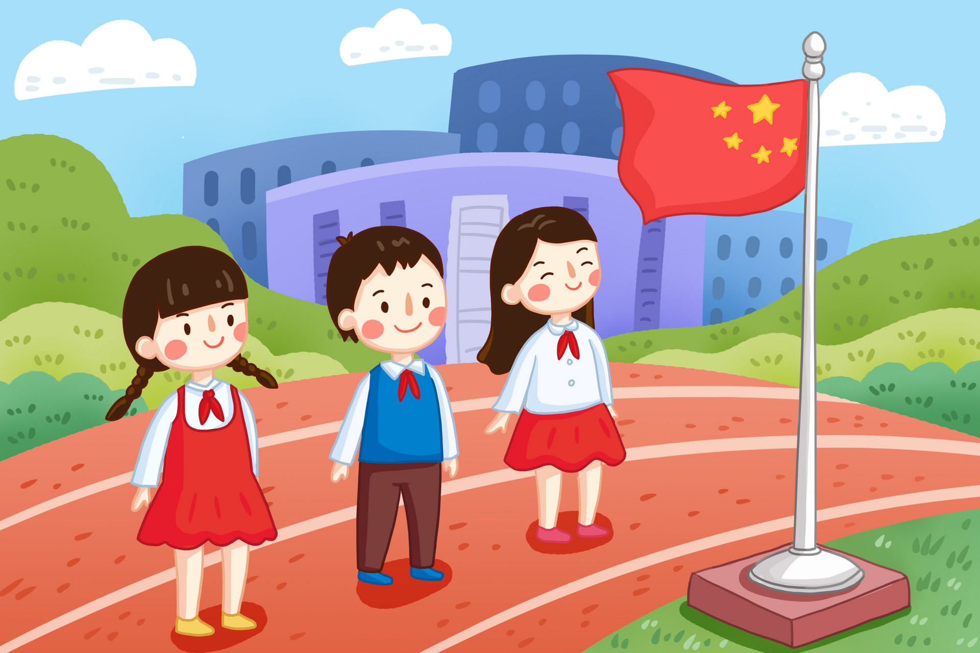 以升國旗為主題的二年級優(yōu)秀作文