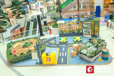 獲A輪融資后森寶積木快閃店空降廣州，創新積木拼搭新風尚