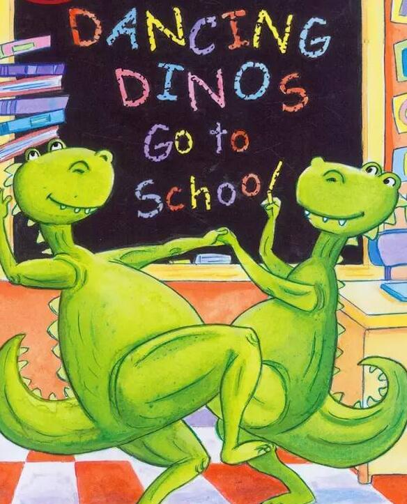 Dancing Dinos Go to school英文繪本翻譯及pdf資源下載