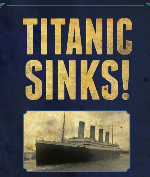 Titanic Sinks英文繪本pdf電子版資源下載