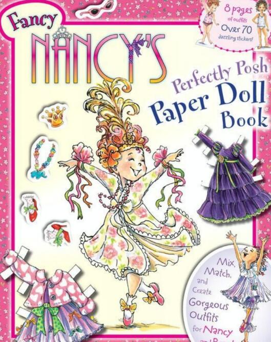 Fancy Nancy's Perfectly Posh Paper Doll Book繪本pdf電子版下載