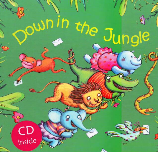 Down in the jungle繪本中文翻譯及pdf電子版資源下載