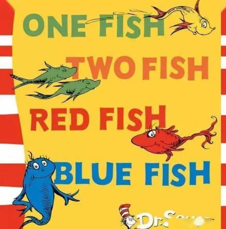 《One Fish Two Fish Red Fish Blue Fish》PDF資源下載