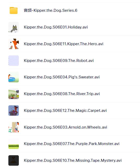 《Kipper the Dog小狗卡皮》英文動畫第六季百度網盤下載