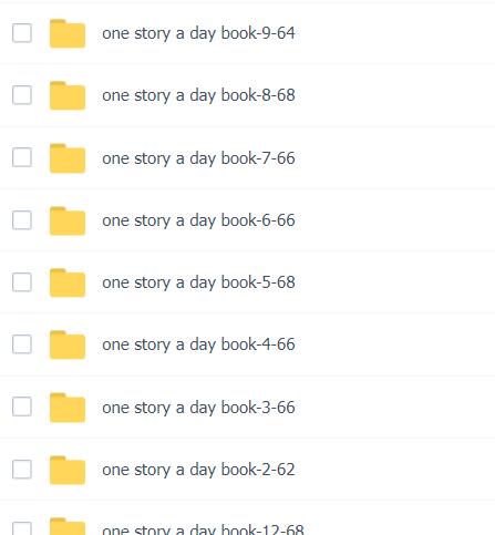 《One story a day》繪本pdf+mp3音頻資源下載