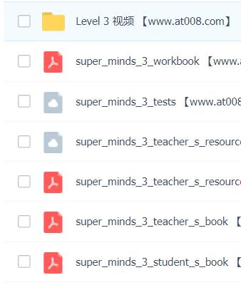 劍橋少兒英語Super Minds Level3全套電子書+音頻+視頻百度云免費下載